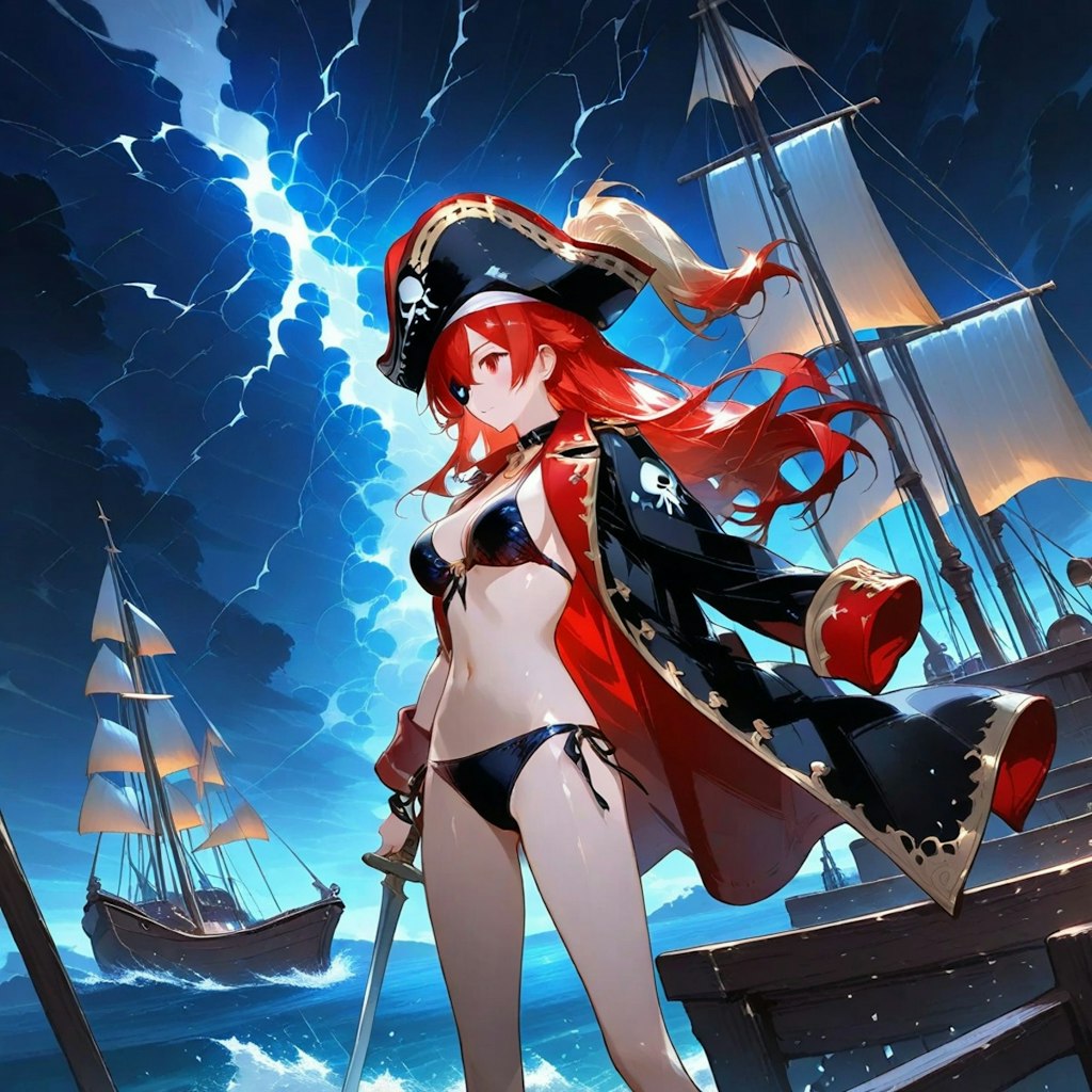 女海賊と雨250619