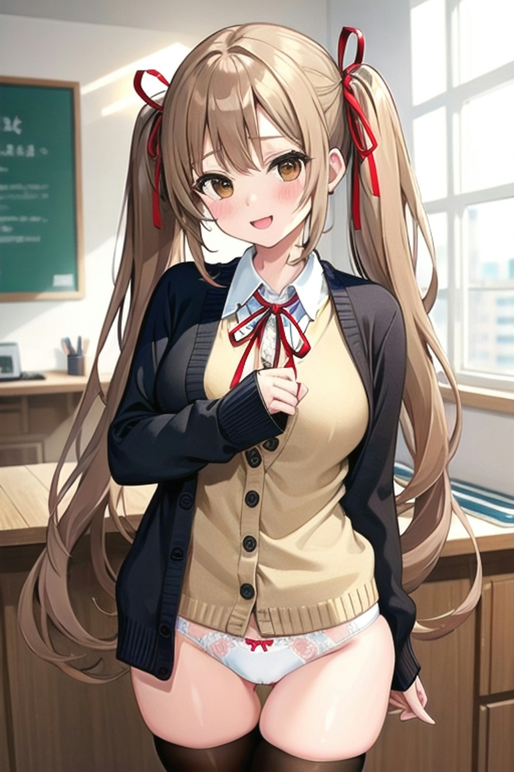 School twintails girl