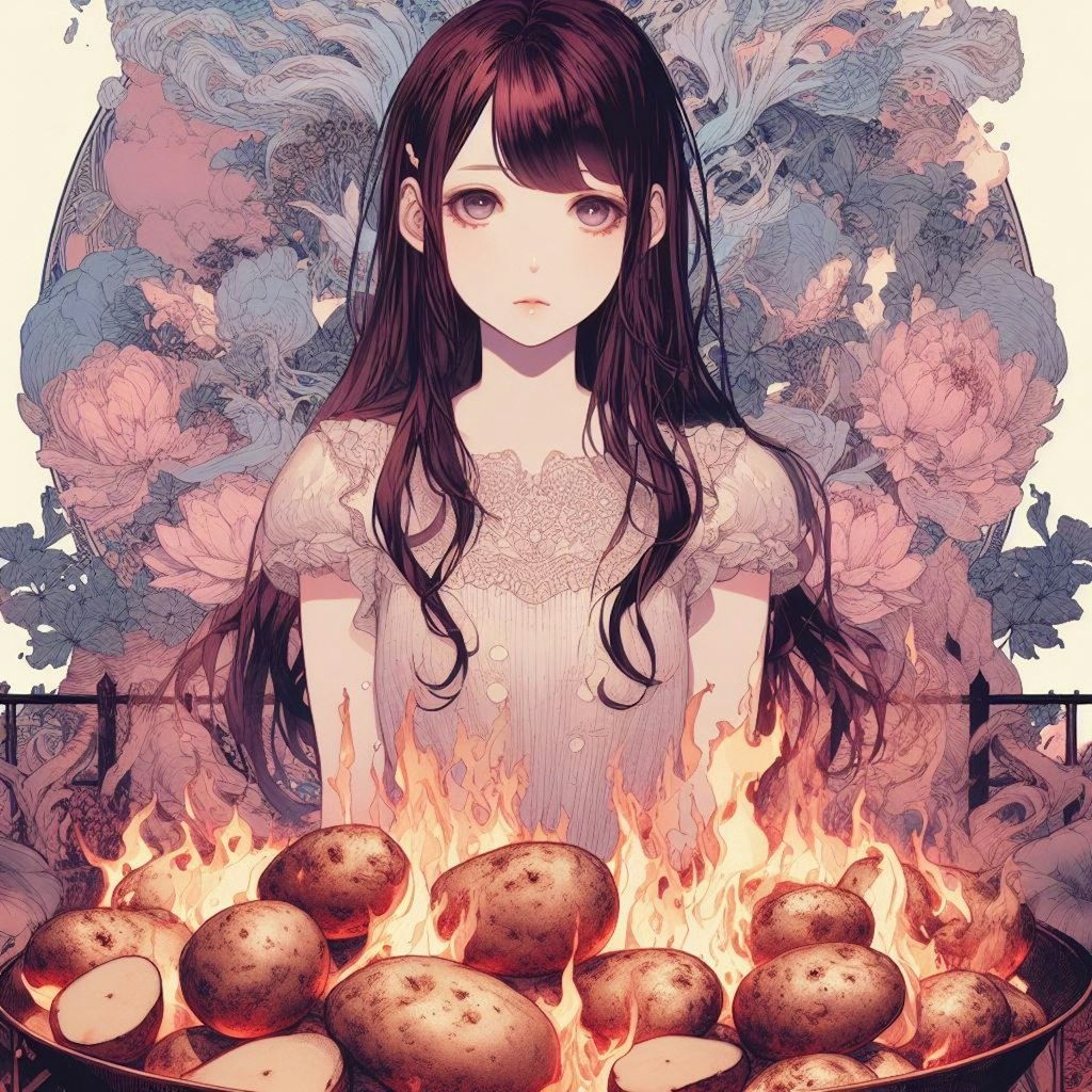 焼き芋？ A baked potato?