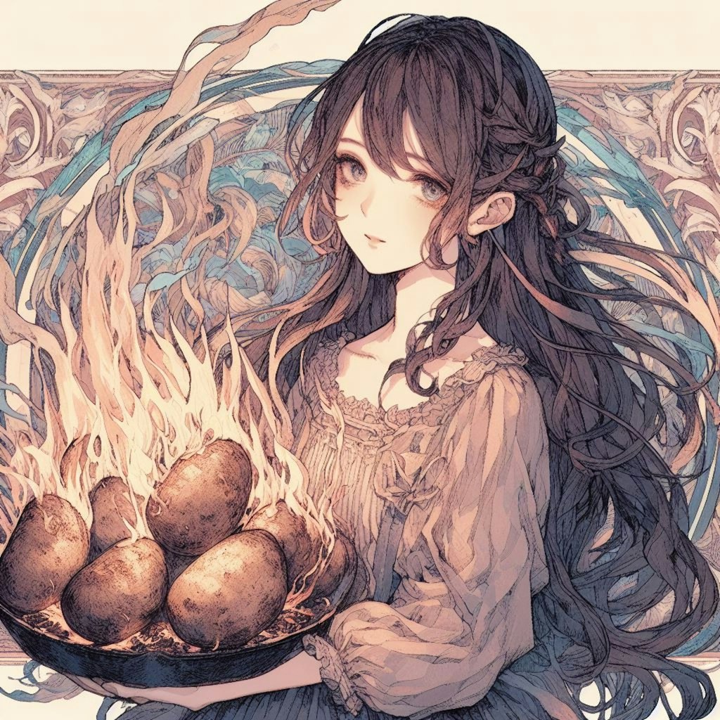 焼き芋？ A baked potato?