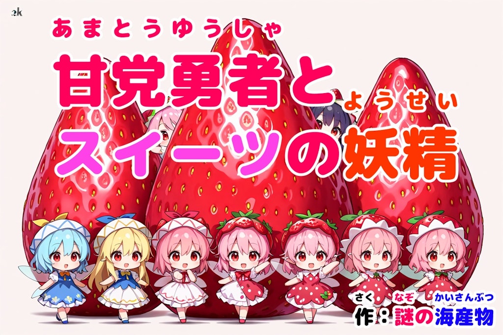 【なぞのえほん】あまとうゆうしゃとスイーツのようせい