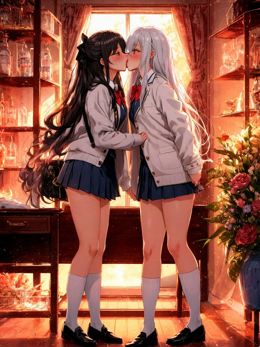 百合キス