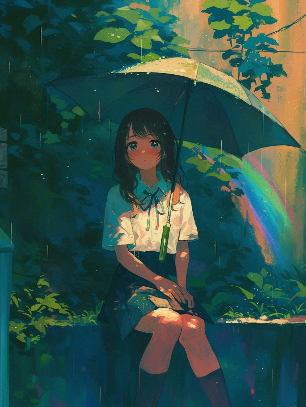 雨上がり