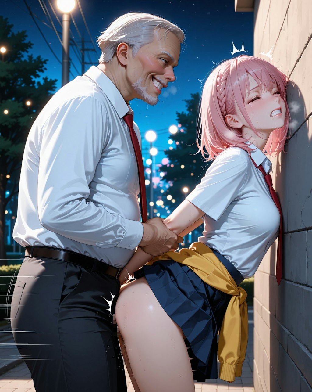 夜中の街角