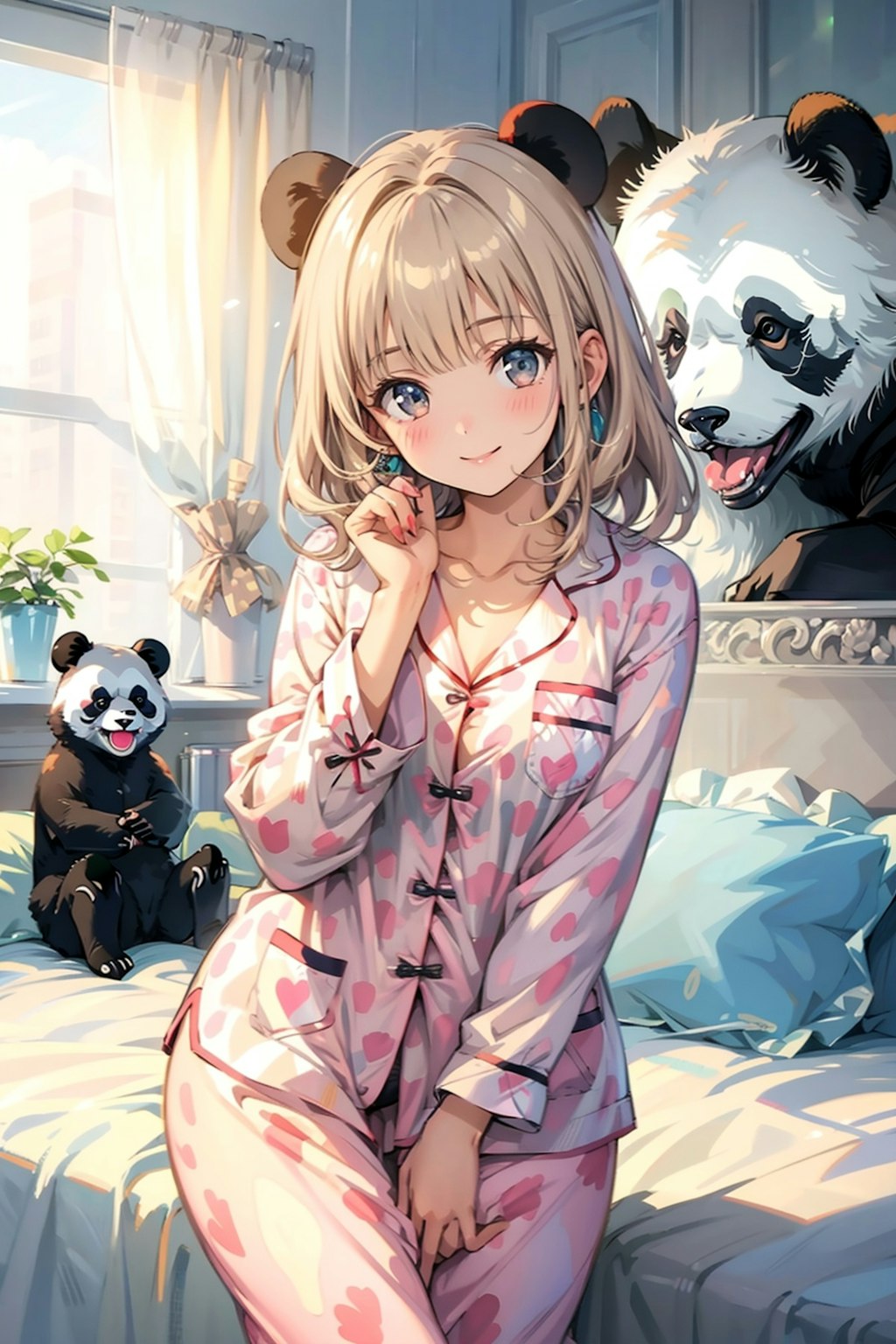 ランラン🐼と謎パンダ 20240717