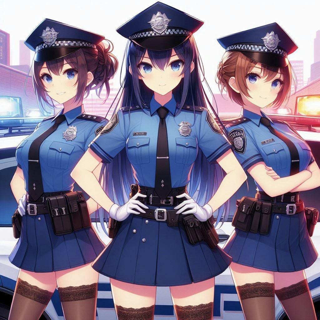 警察の女の子