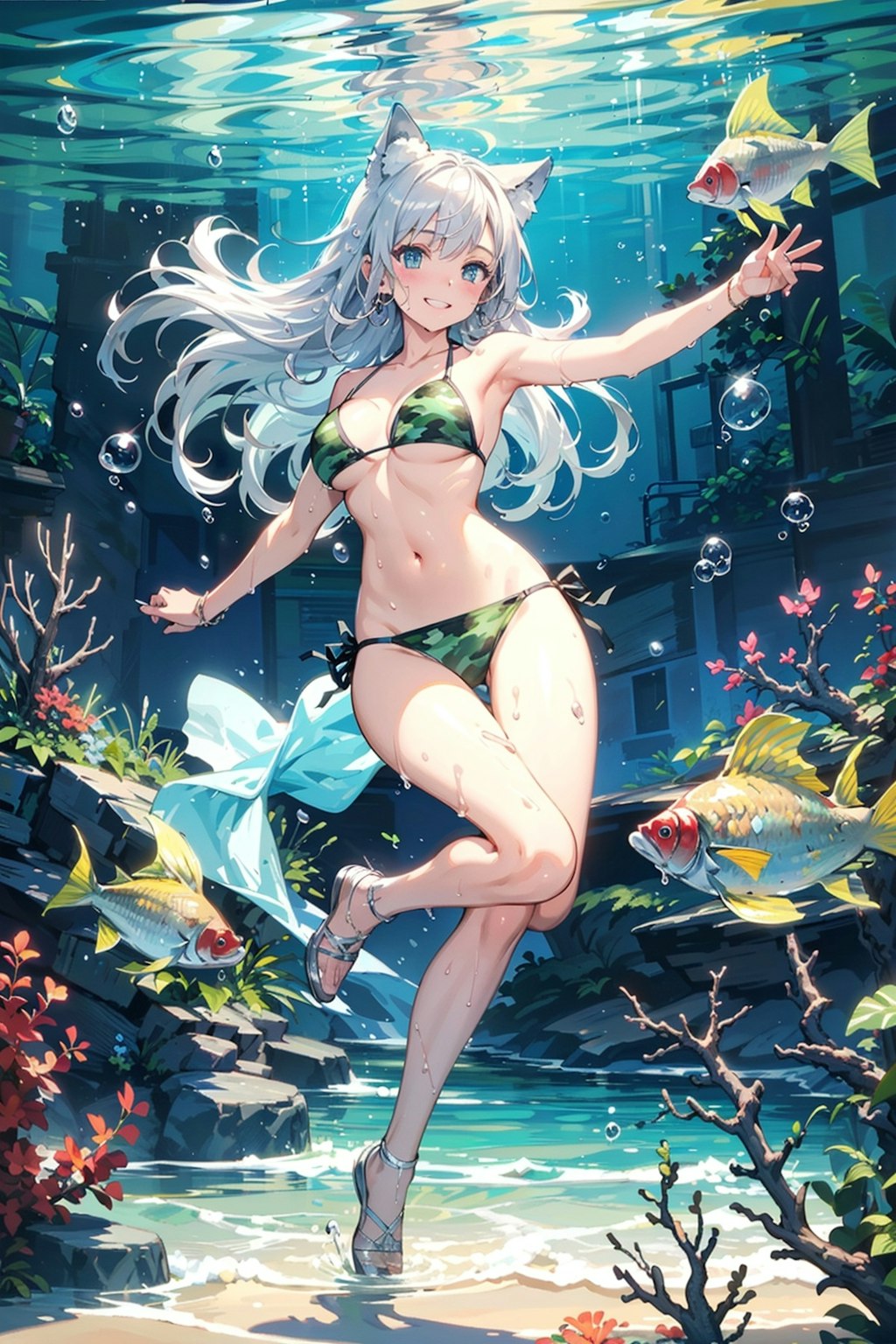 underwater dancing 🎶