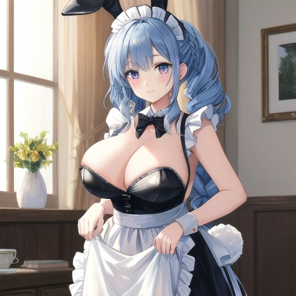 メイドでバニー