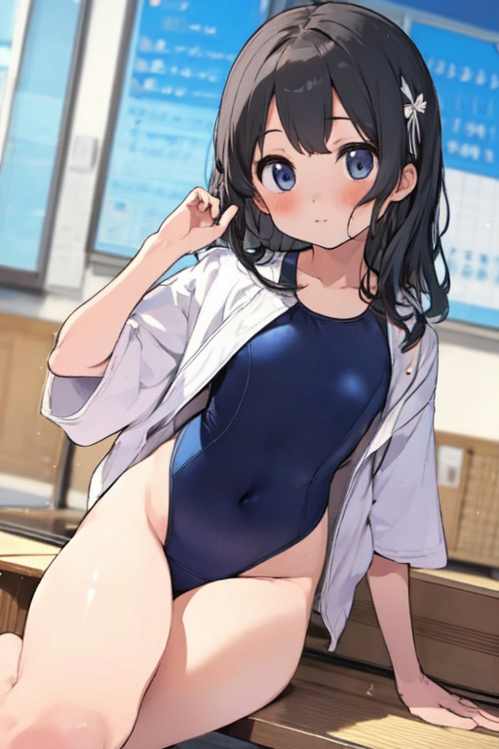 スク水女の子