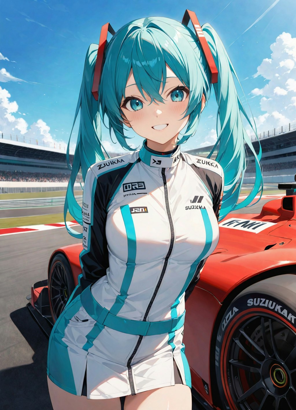 レースクイーンミクさん