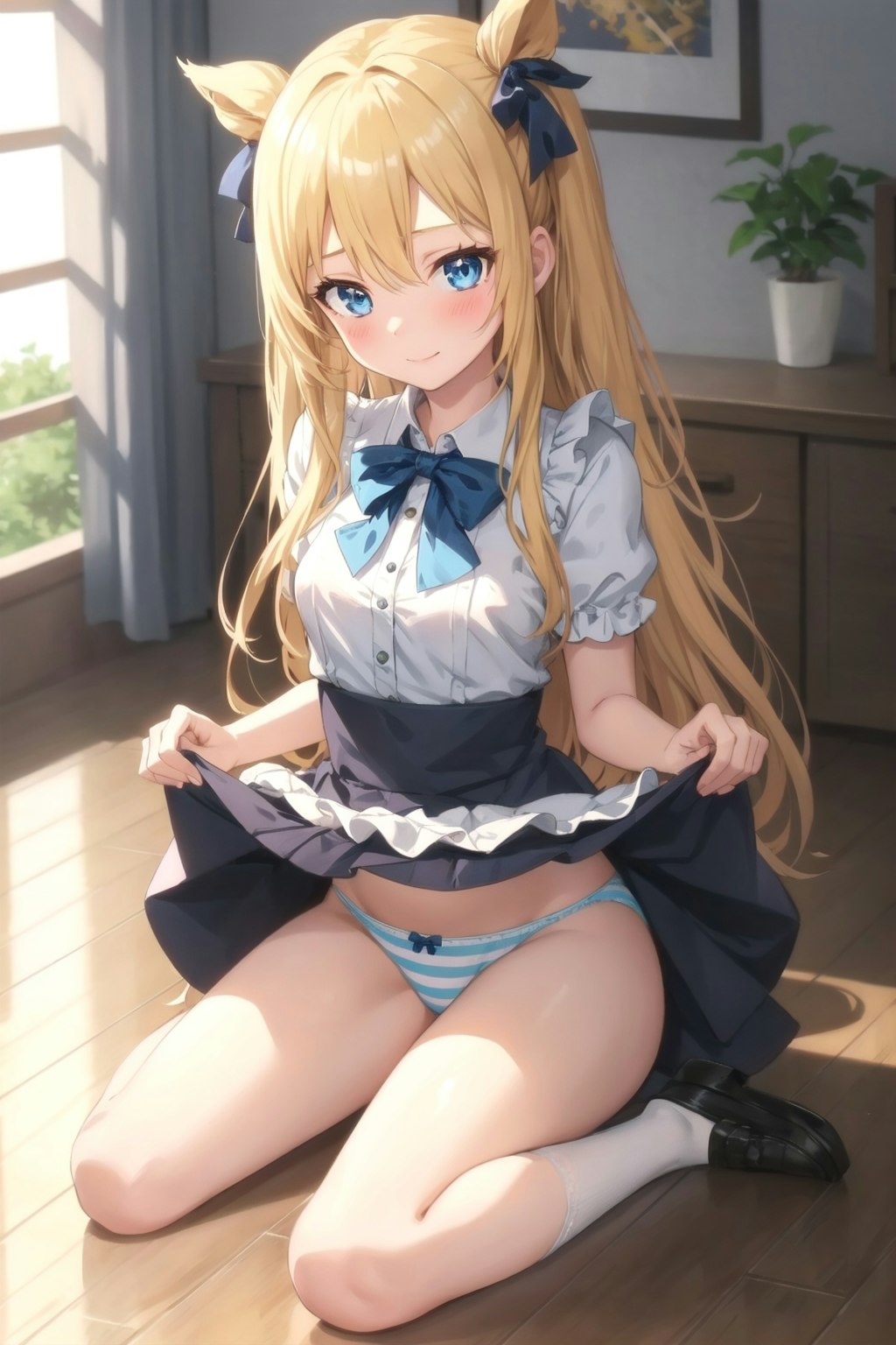 エプロンドレスな金髪ちゃん