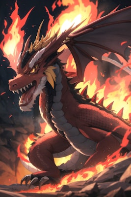 flame body dragon