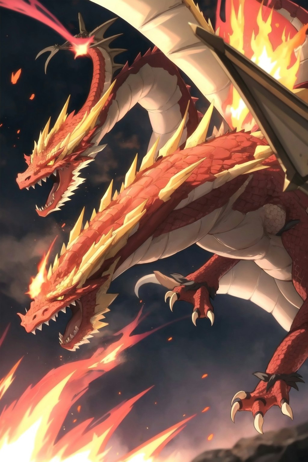 flame body dragon