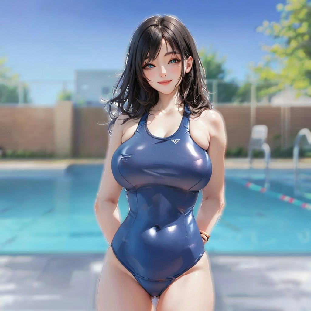 水着のお姉さん