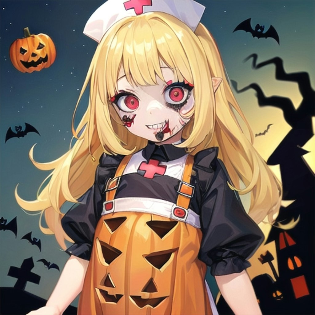 属性盛りすぎなハロウィン仮装のロリっ子ｗ