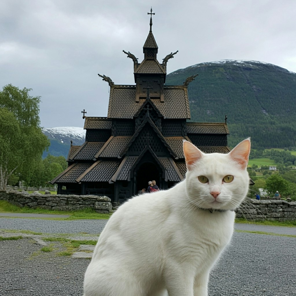 ノルウェー - ウルネスの木造教会