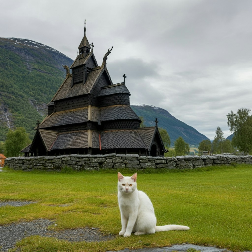 ノルウェー - ウルネスの木造教会