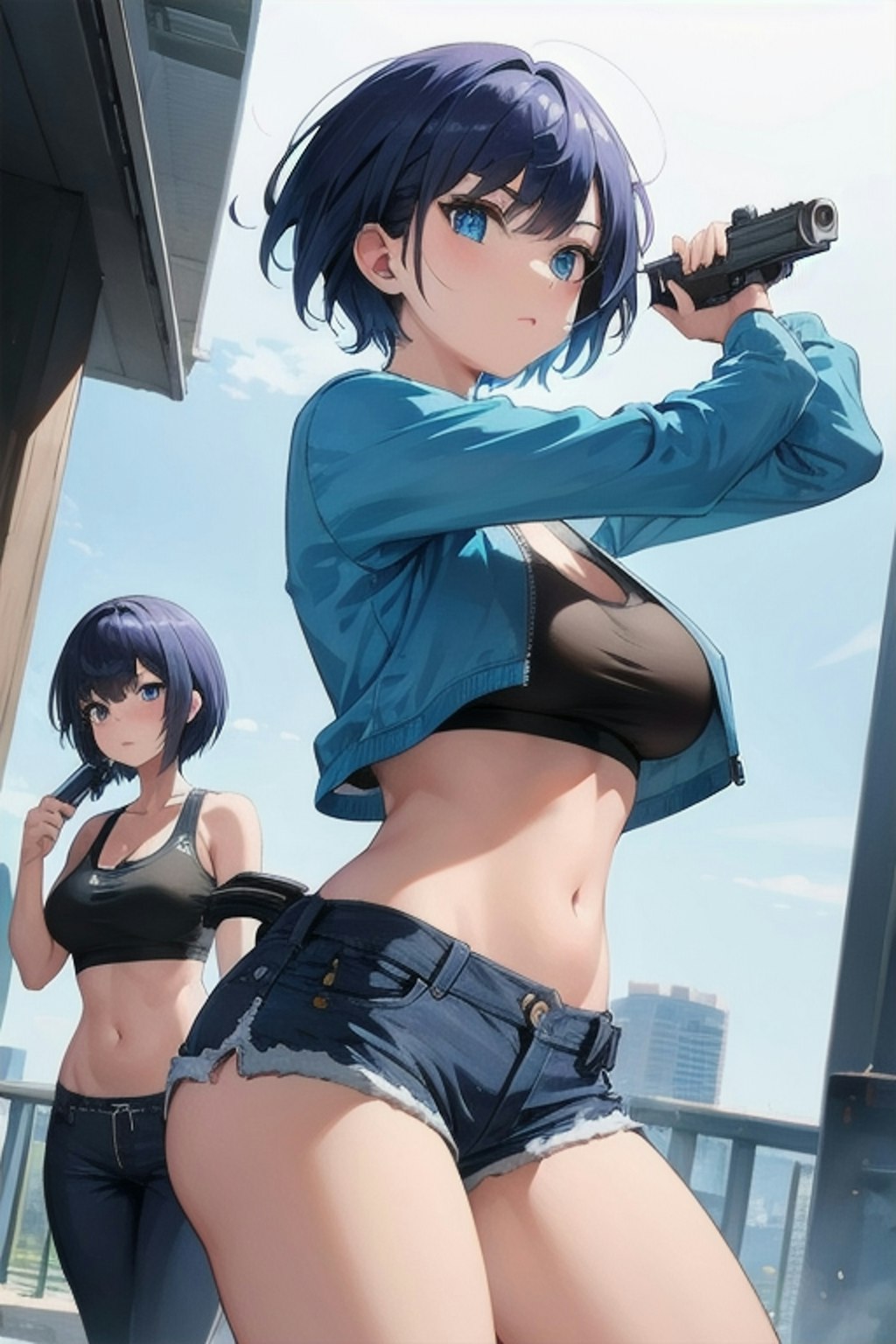 テスト2丁拳銃娘26