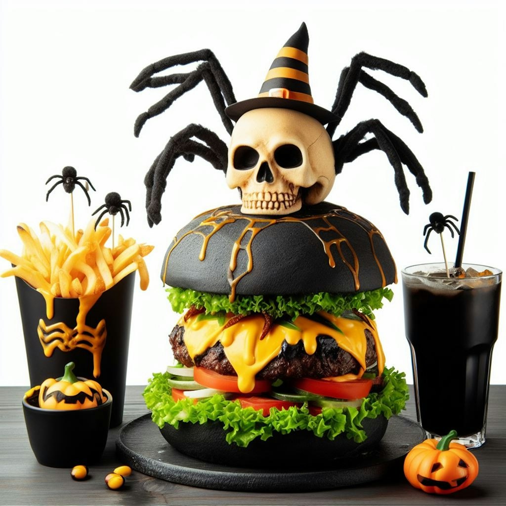 🎃おばけバーガー🍔🍟🥤