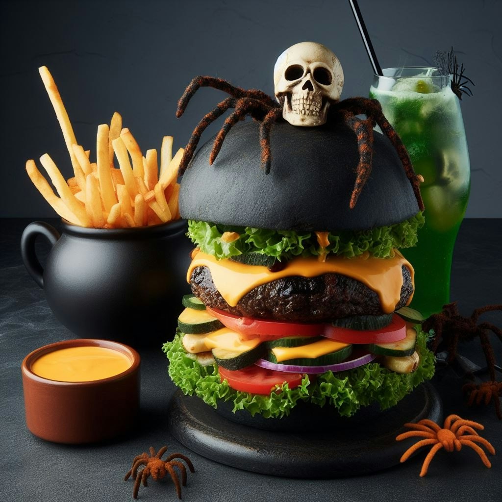 🎃おばけバーガー🍔🍟🥤