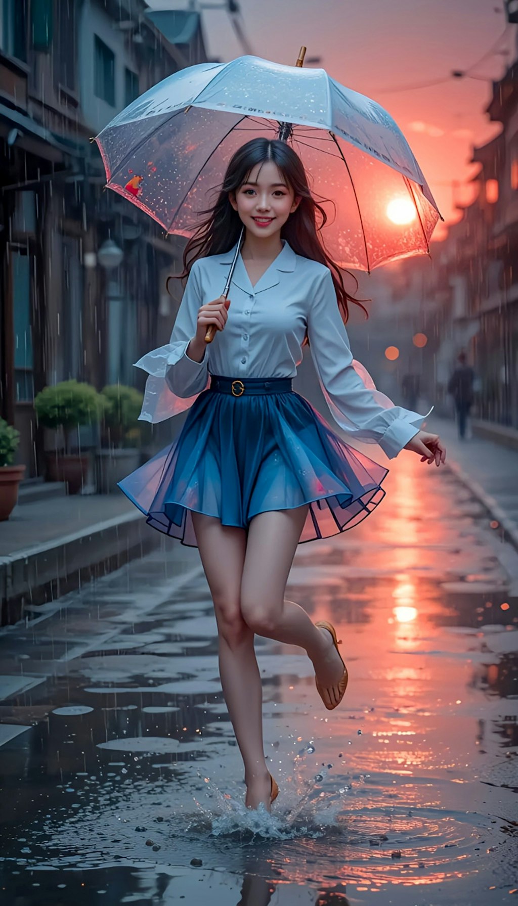 雨の日の君