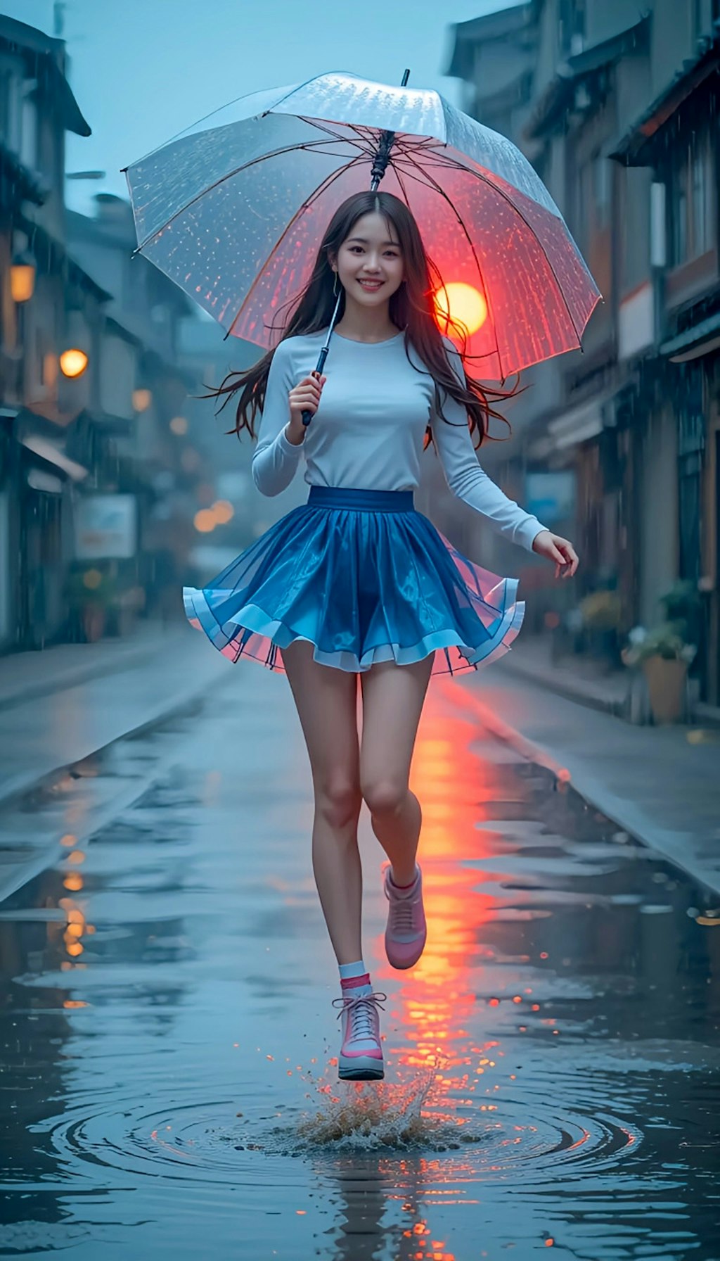 雨の日の君