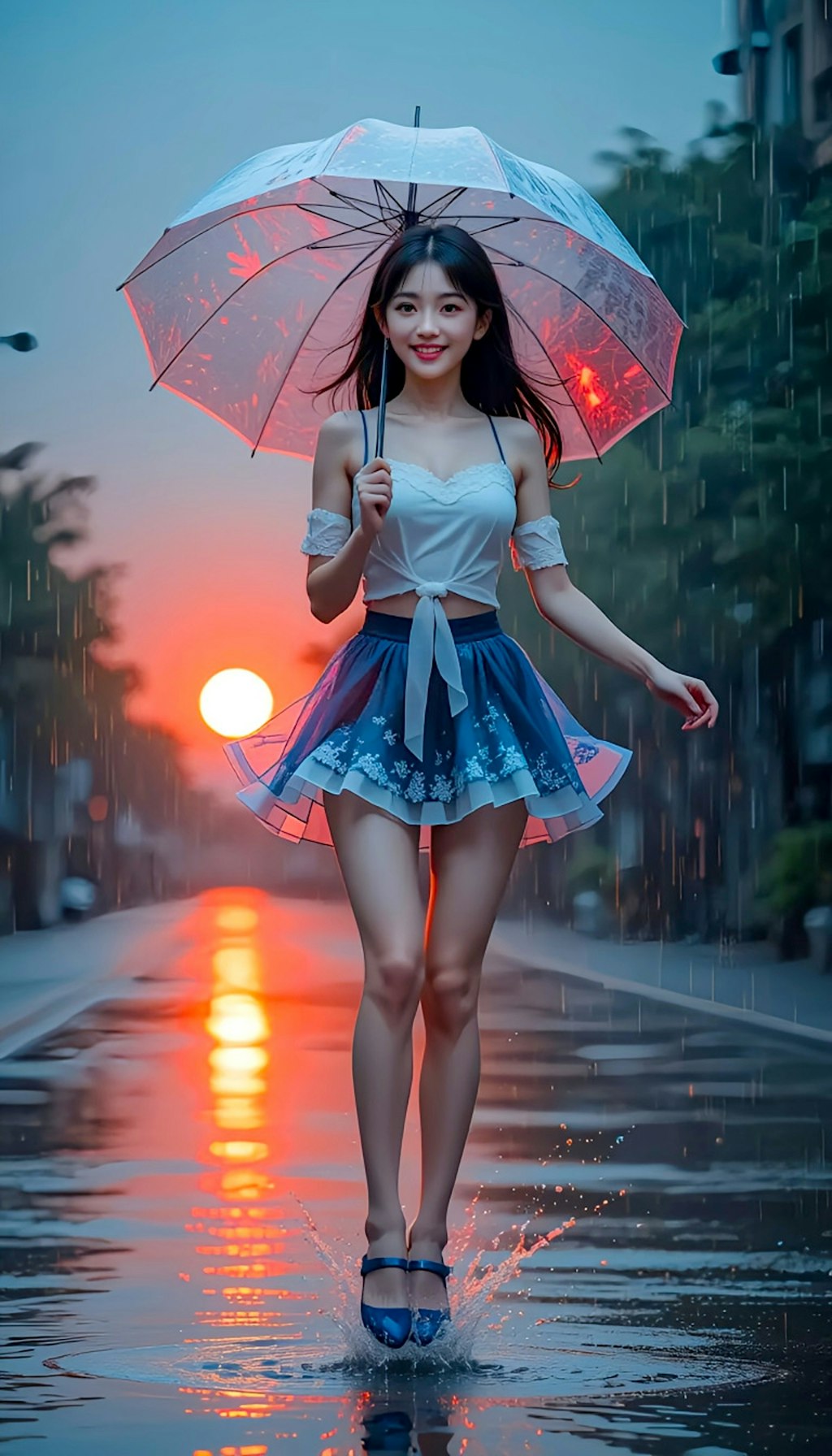雨の日の君