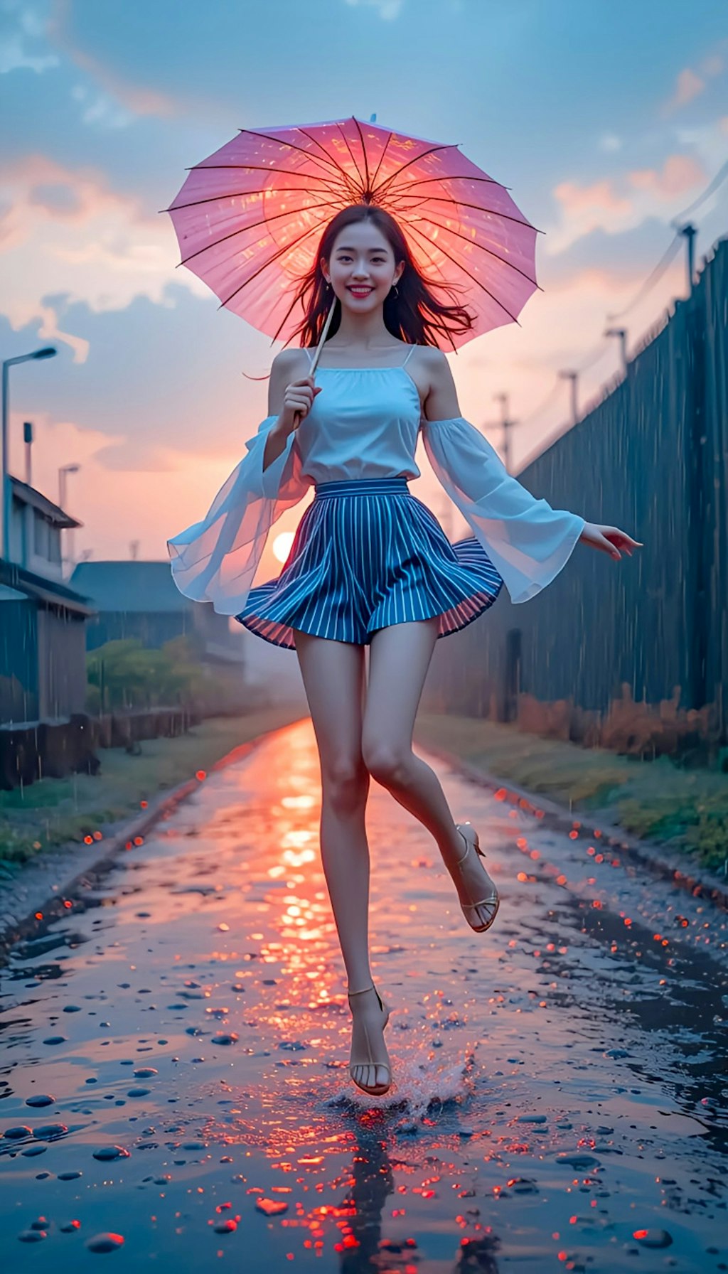 雨の日の君