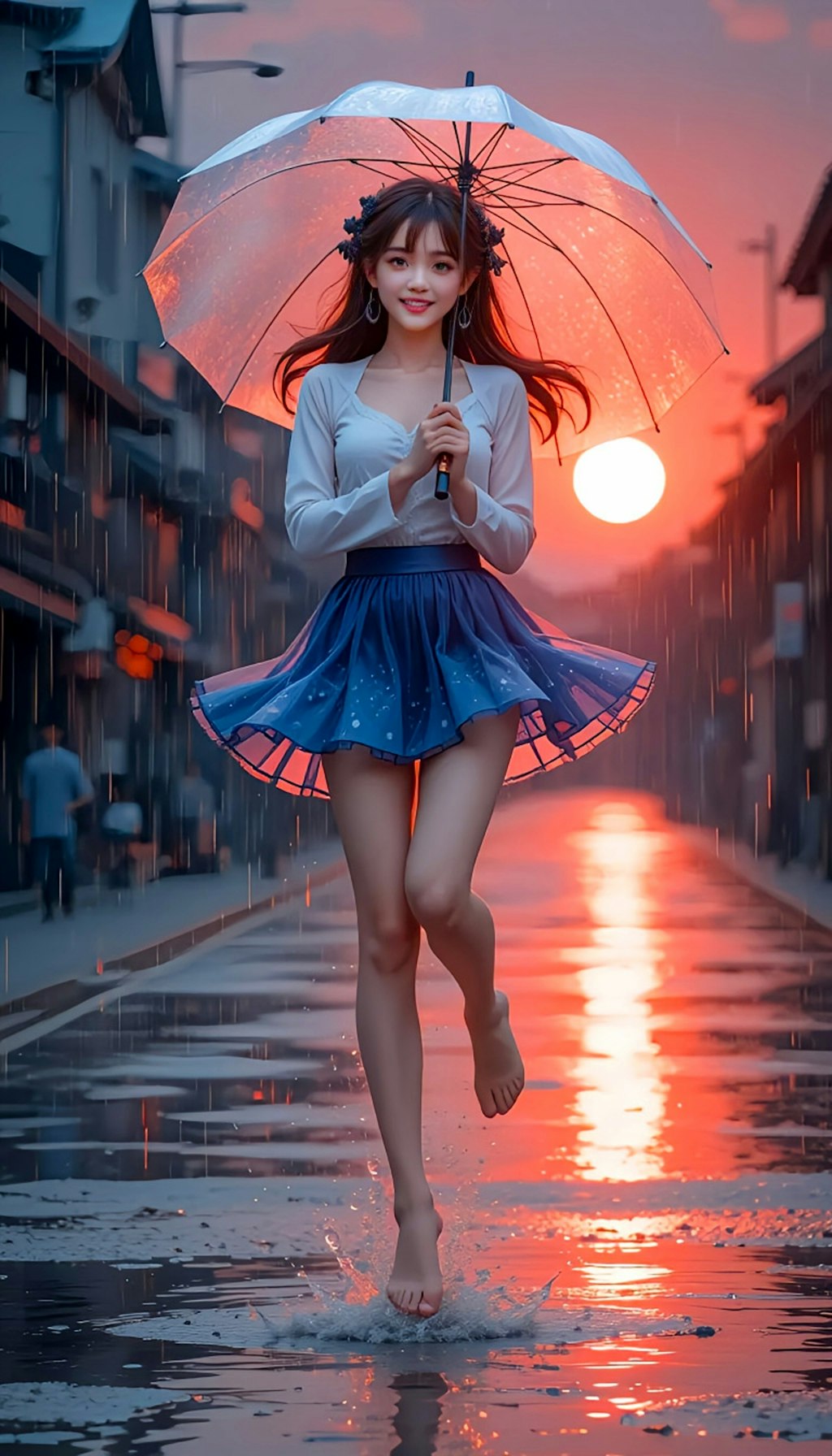 雨の日の君