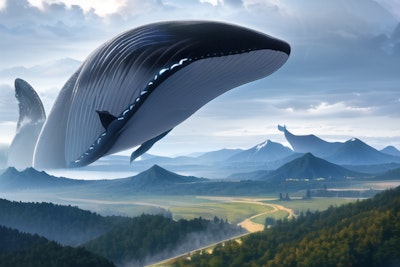 flying whale