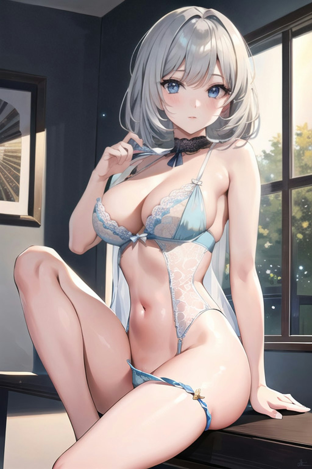 銀子　lingerie model