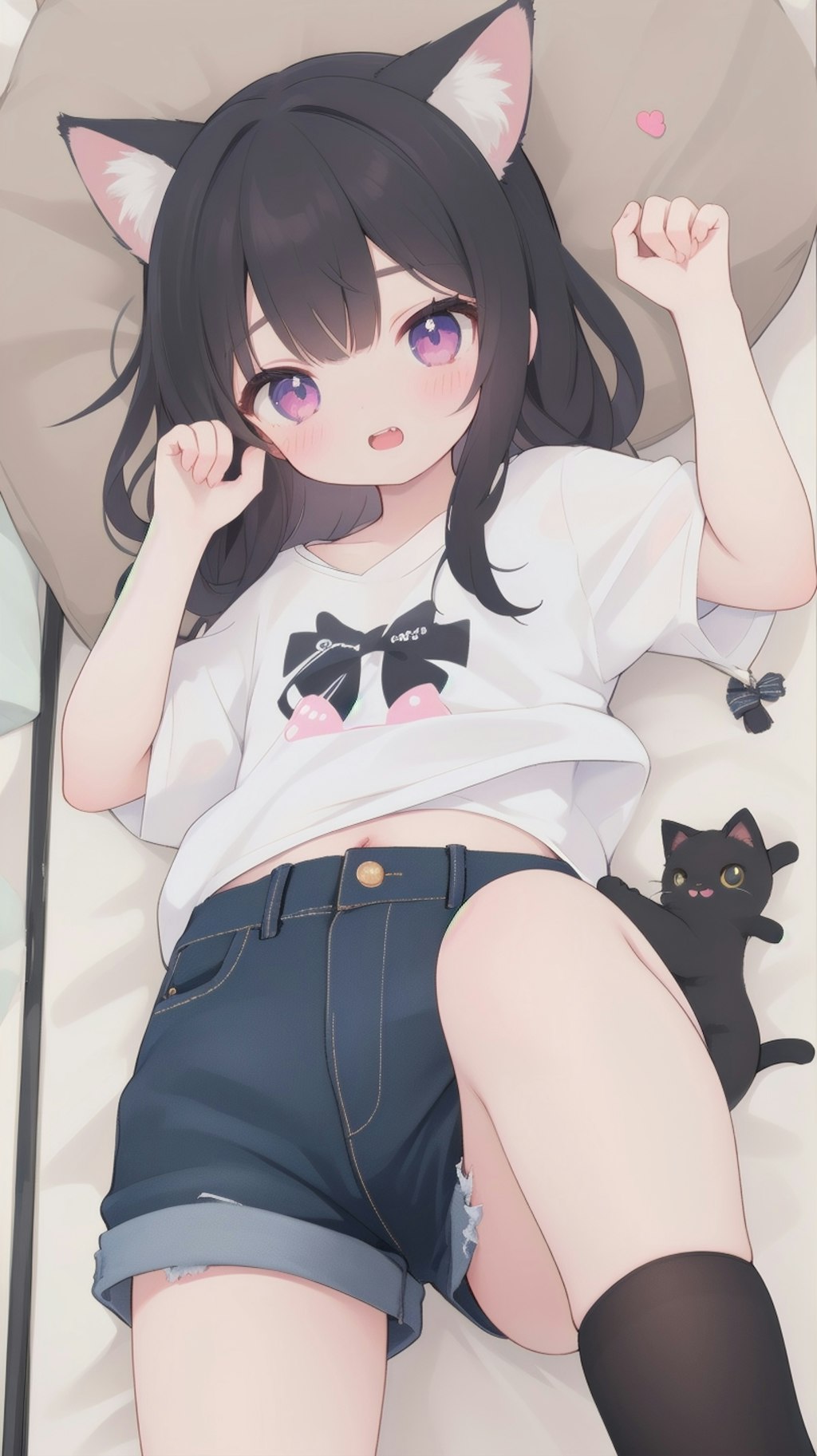 Tシャツホットパンツ