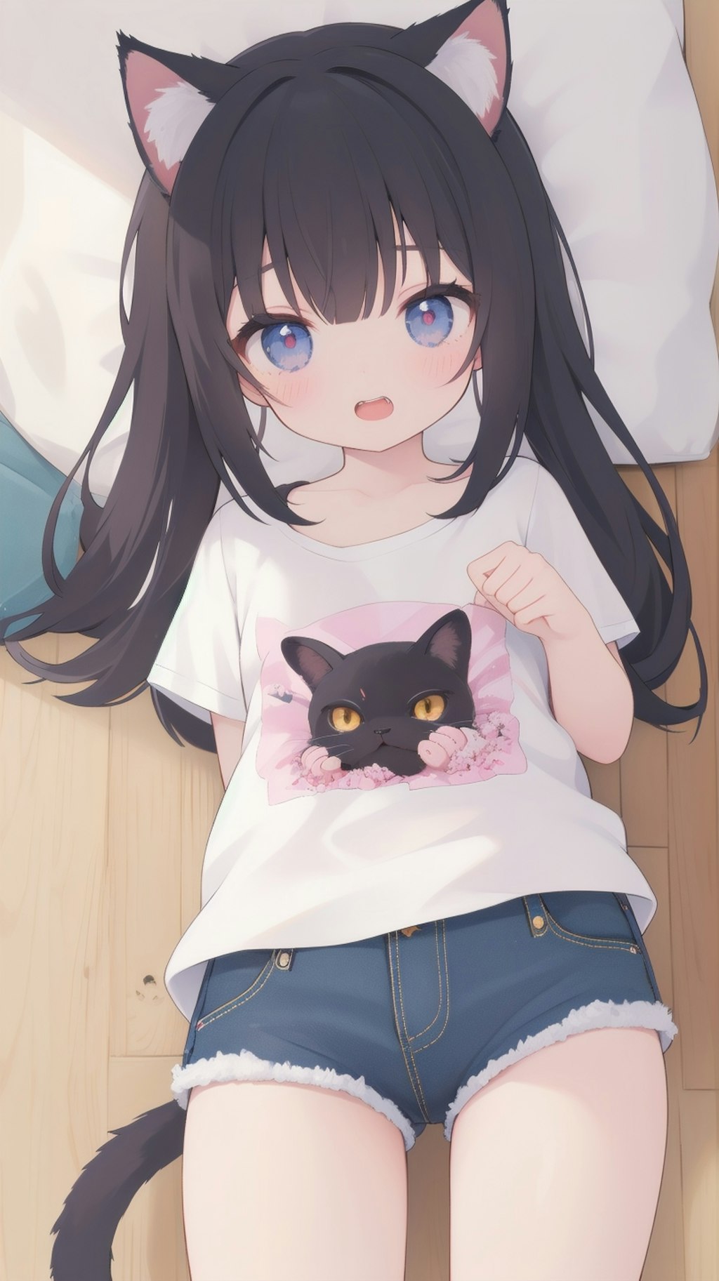 Tシャツホットパンツ