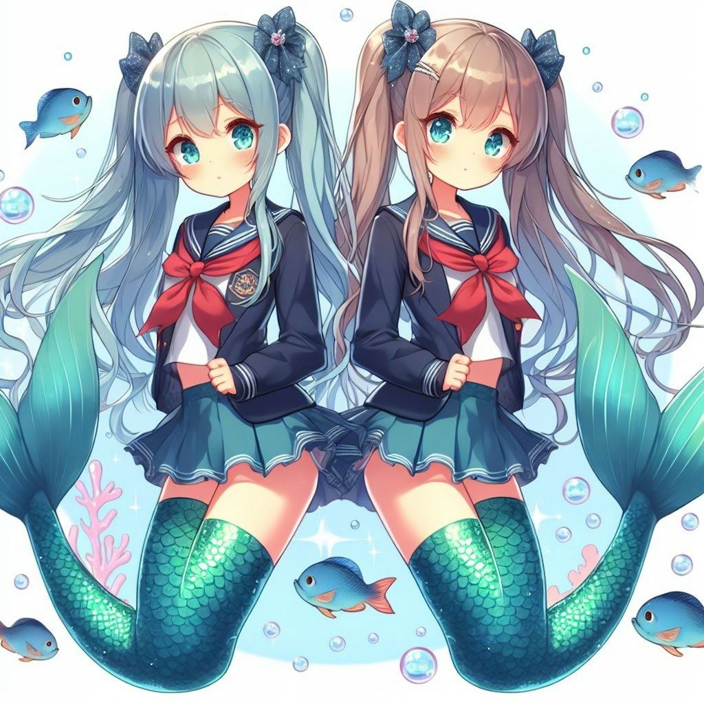 ふたごの人魚ちゃん