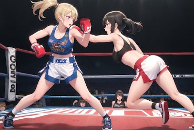 ボクシング少女 対戦