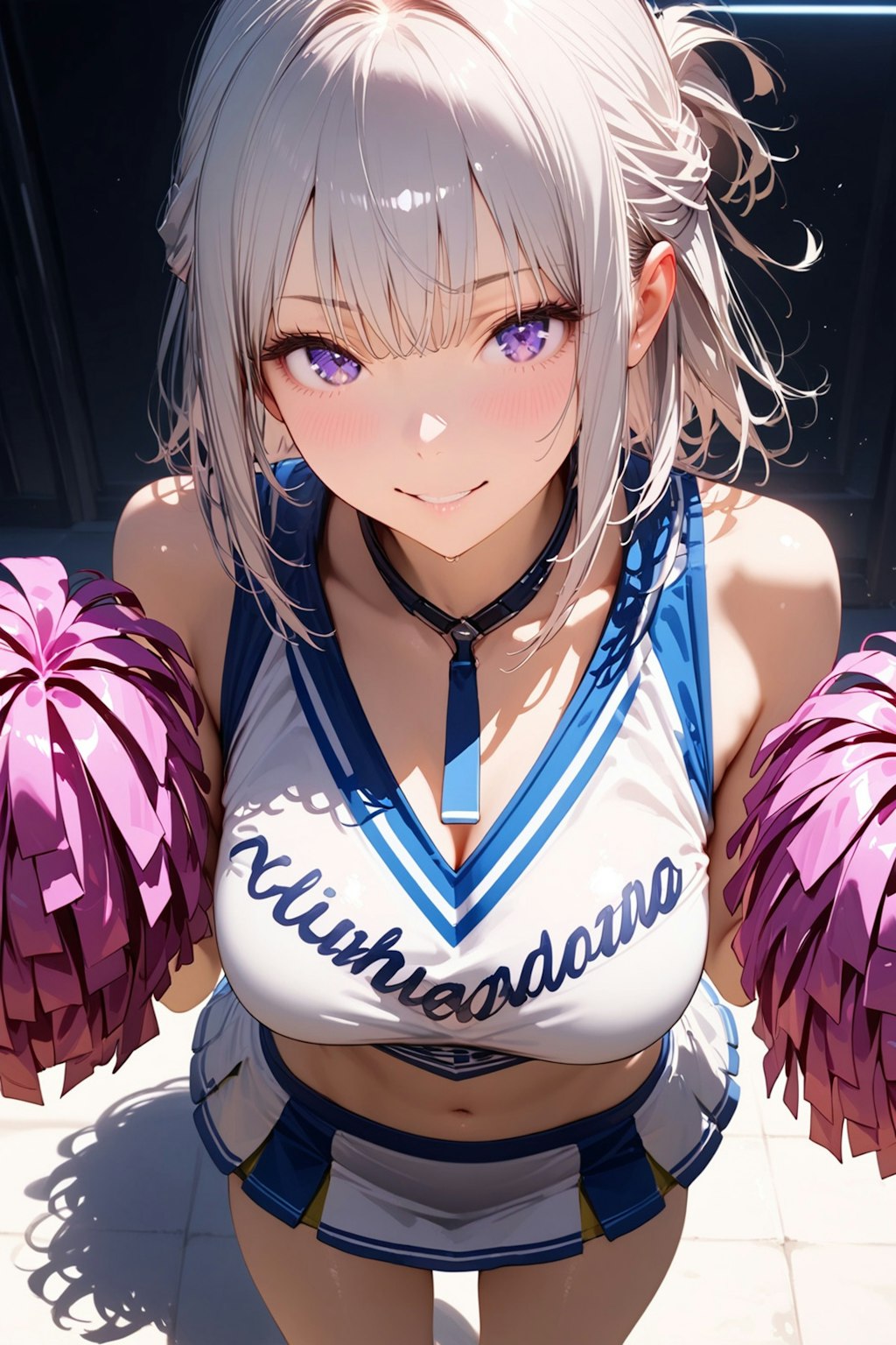 (935HQ)銀髪ちゃんチアガール