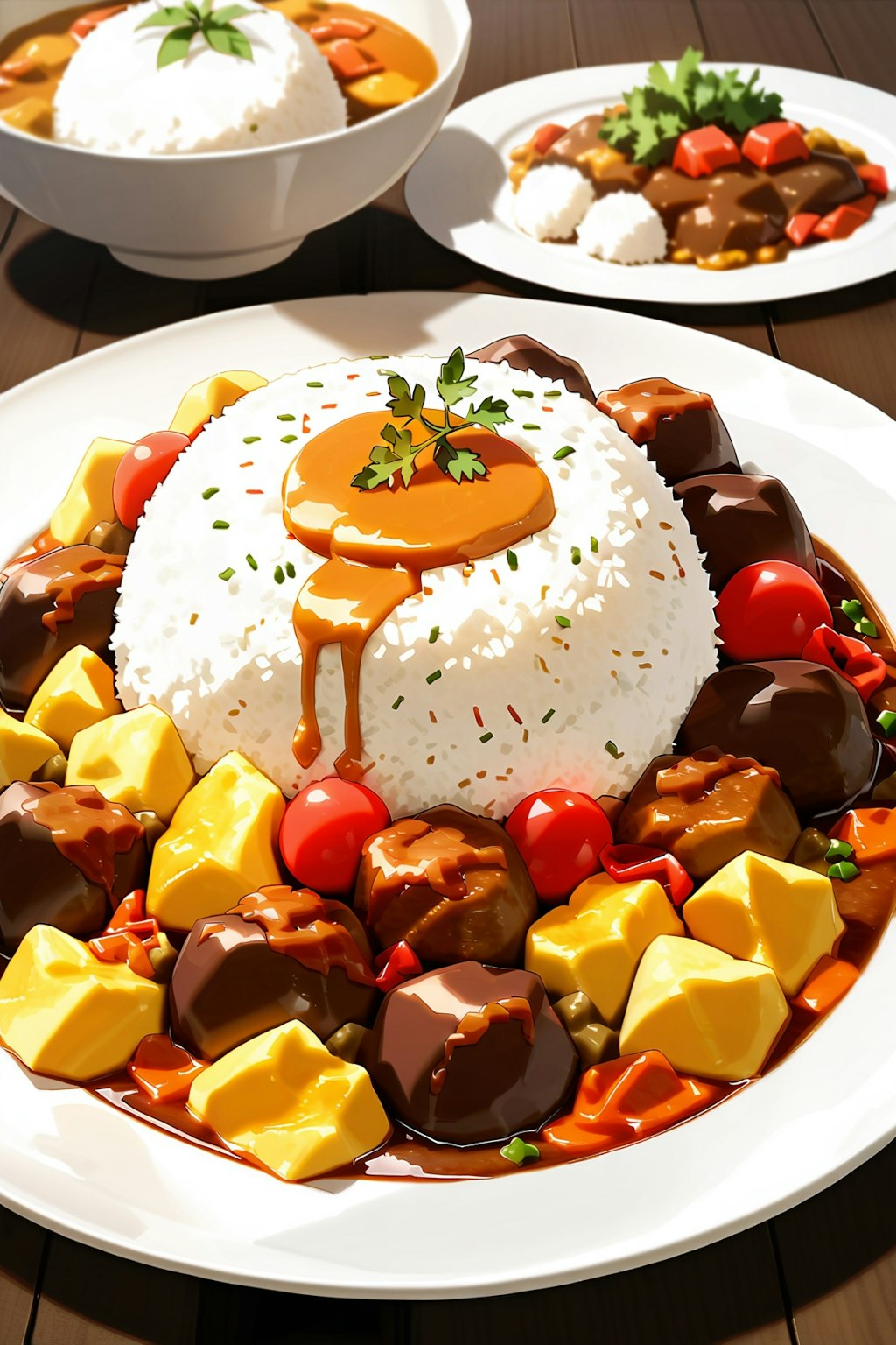 カレーライス(プイスクカレー)