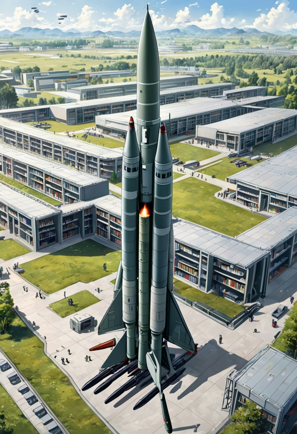 巨大図書館ミサイル防衛構想