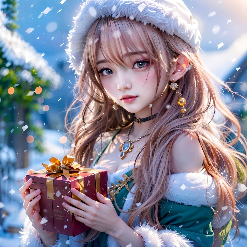 雪舞うクリスマス