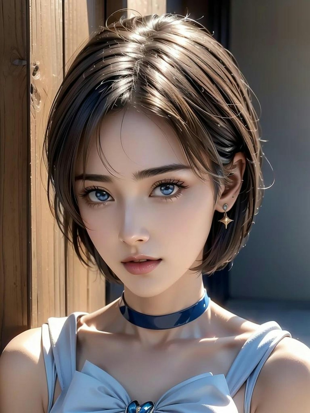 ショートヘア美少女