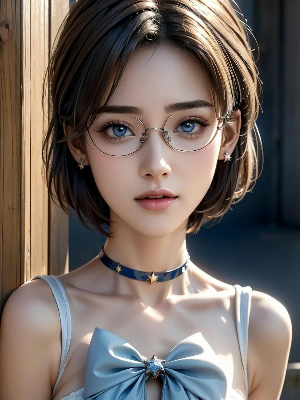 ショートヘア美少女