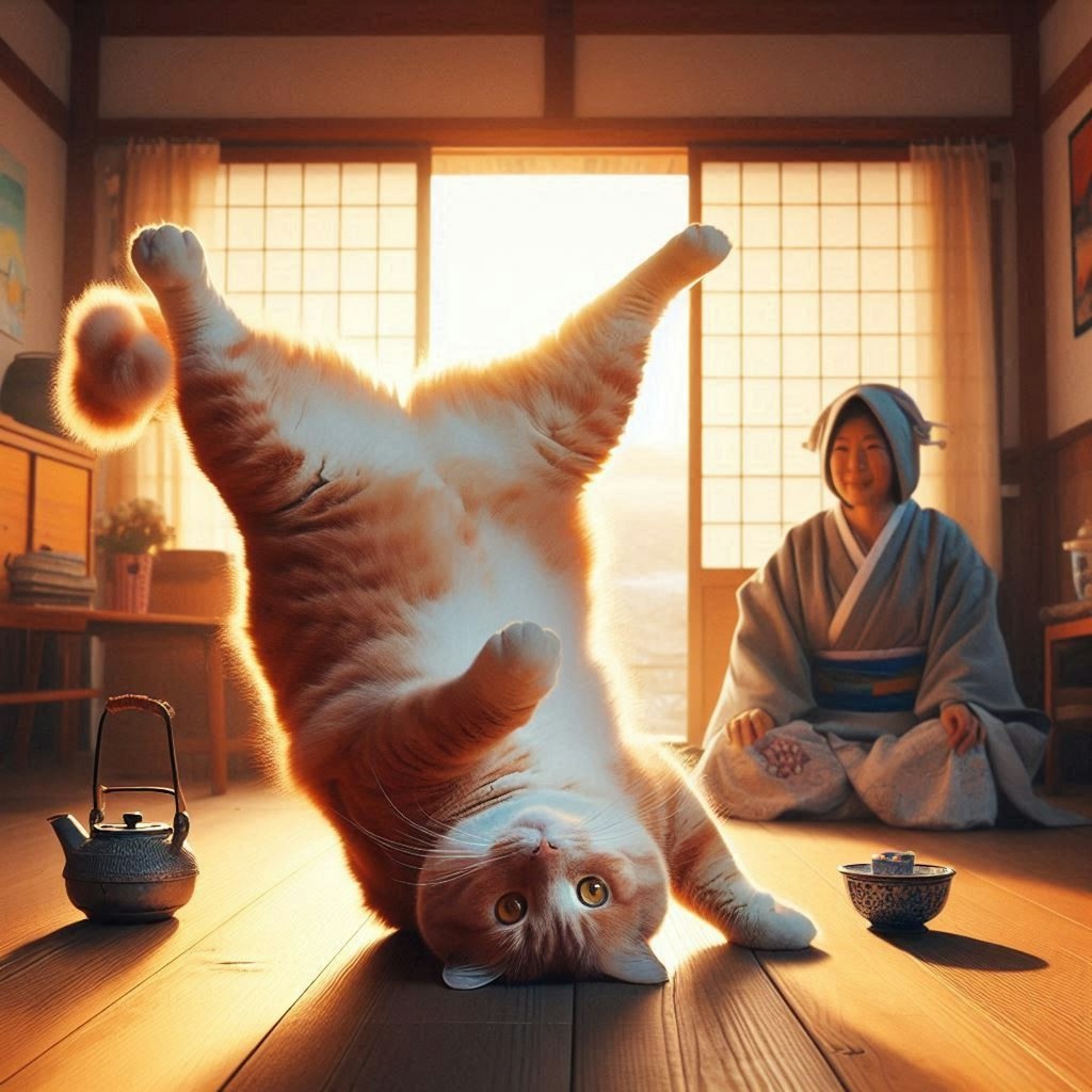 ＯＫな背景と猫