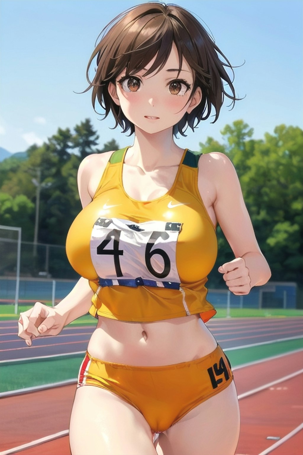 ２１日の女子ランナー