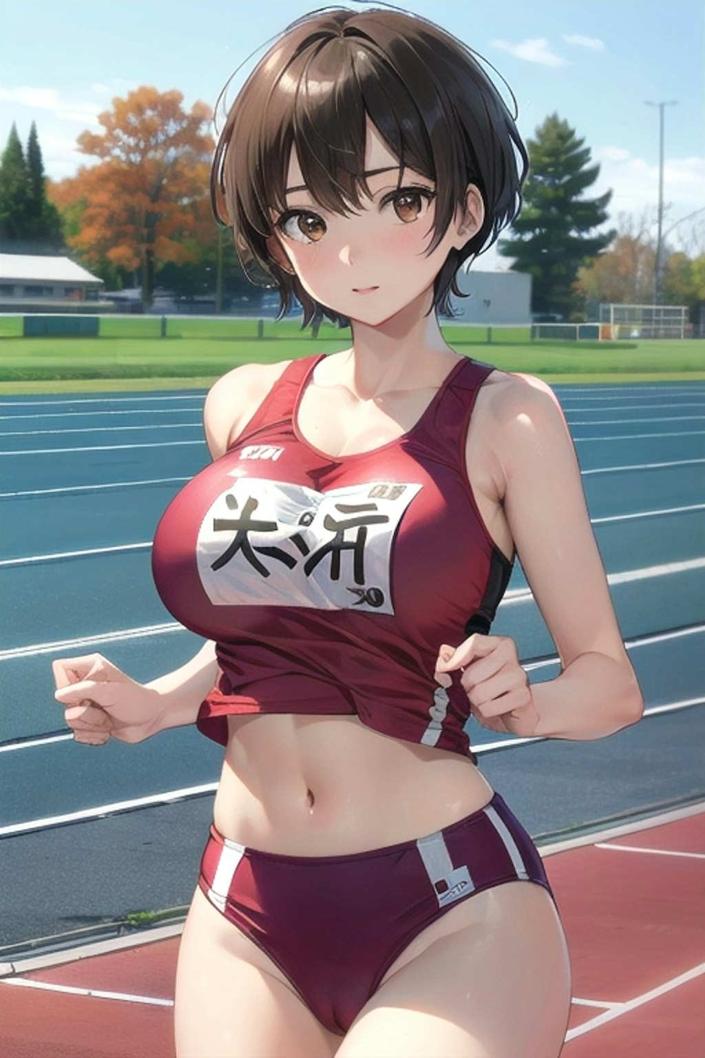 ２１日の女子ランナー