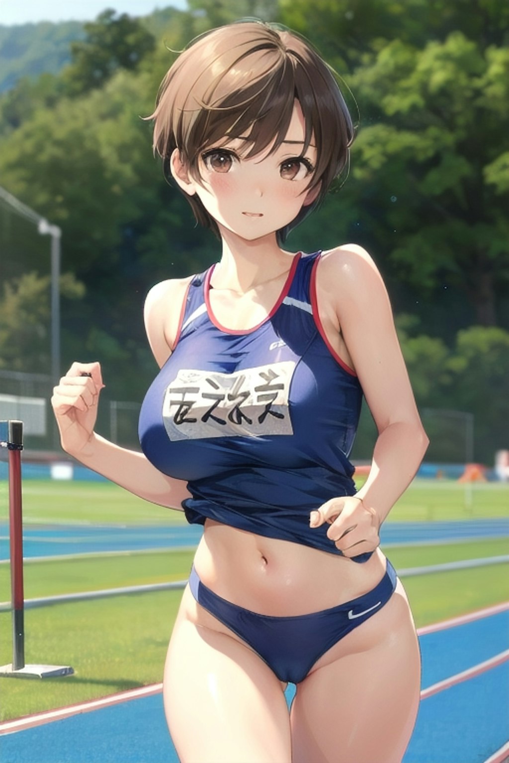 ２１日の女子ランナー