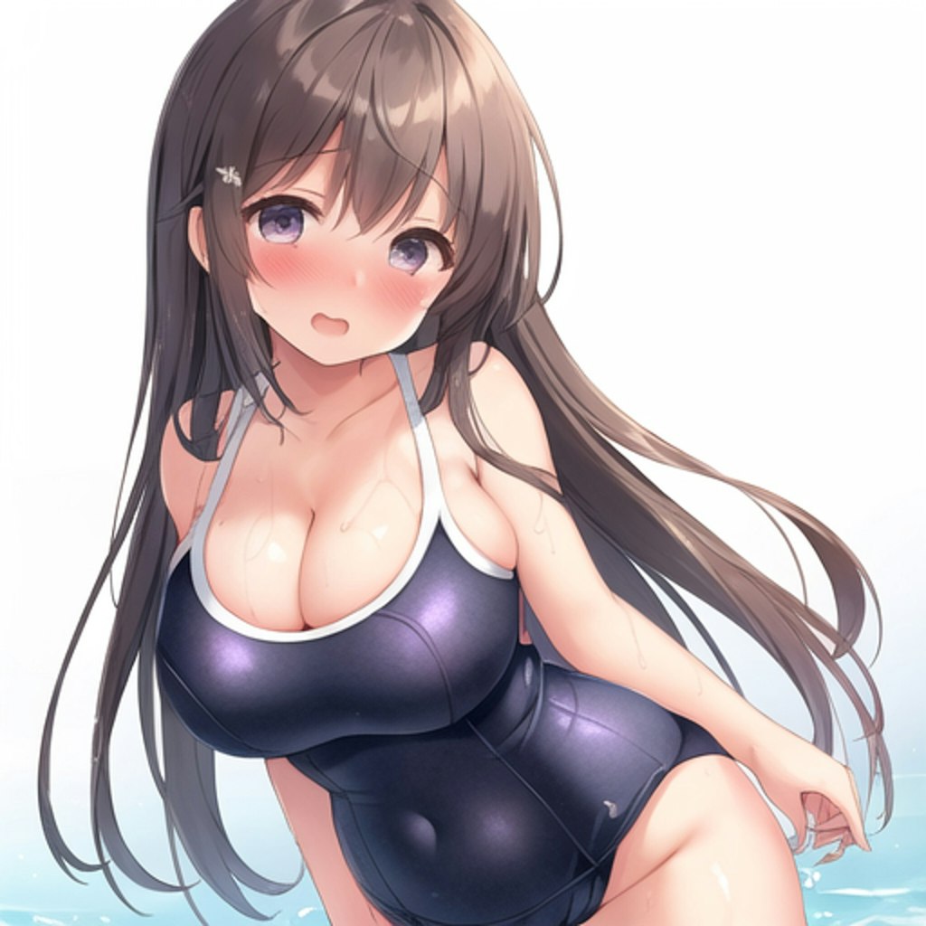 巨乳×スク水