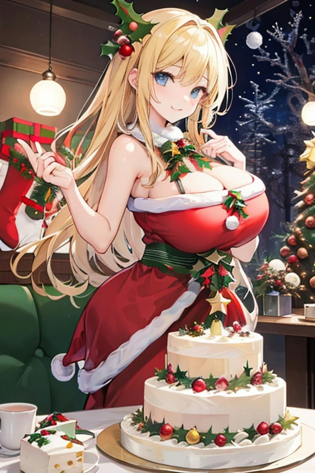 いつもの子　クリスマスクリスマスしてるver