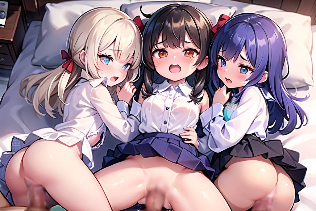 3人の少女・・・❤