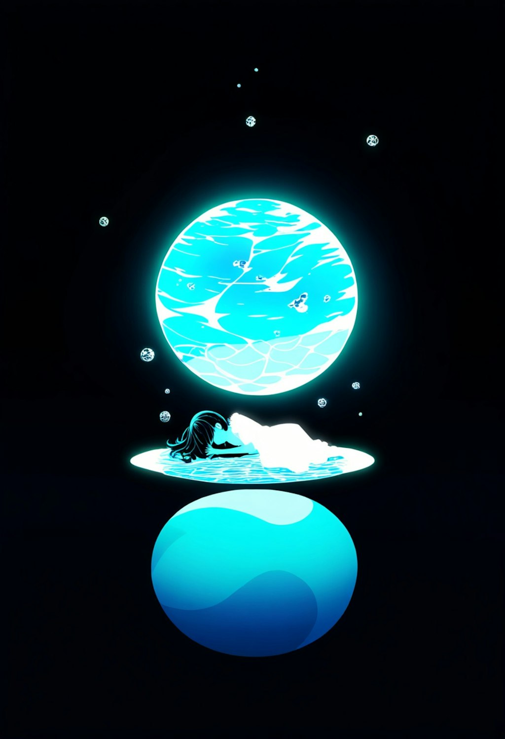 水色の球の夢