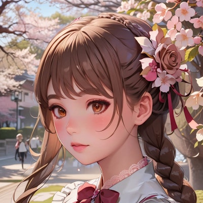 桜の女の子
